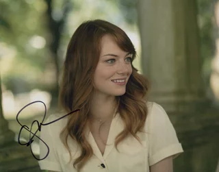 Emma Stone autograph
