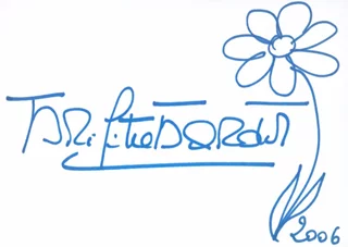 Brigitte Bardot autograph