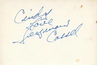 Seymour Cassel autograph