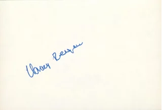 Nancy Reagan autograph