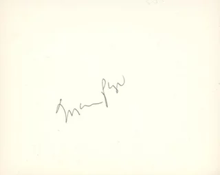 Mario Puzo autograph