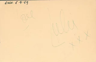 Lulu autograph