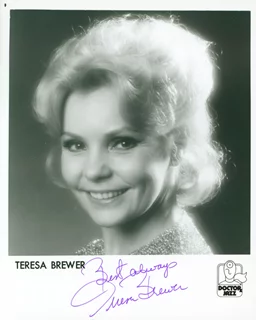 Teresa Brewer autograph