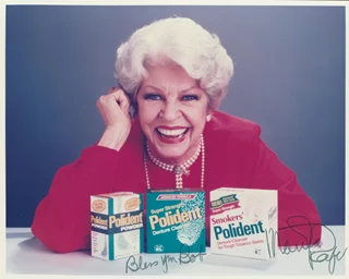 Martha Raye autograph