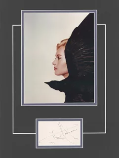 Tippi Hedren autograph