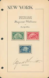 Alfred Smith autograph