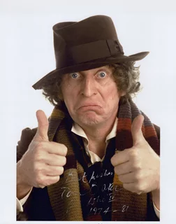 Tom Baker autograph