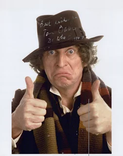 Tom Baker autograph