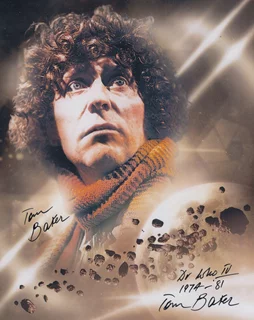 Tom Baker autograph