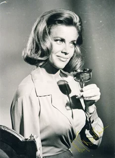 Honor Blackman autograph