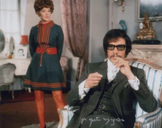 Peter Wyngarde autograph