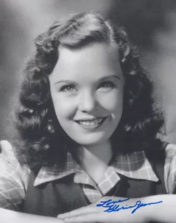 Gloria Jean autograph
