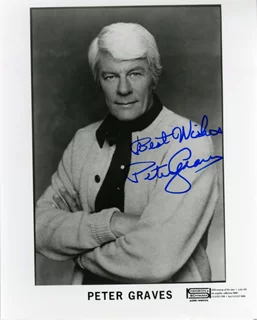 Peter Graves autograph
