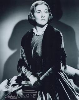 Joan Fontaine autograph