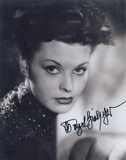 Margot Hielscher autograph