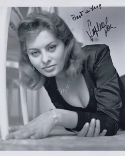 Sophia Loren autograph
