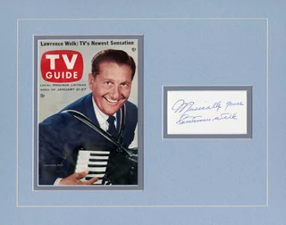 Lawrence Welk autograph