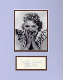 Penny Singleton autograph