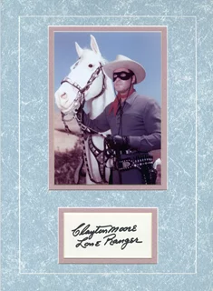 Clayton Moore autograph