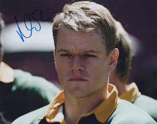 Matt Damon autograph