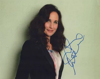 Andie MacDowell autograph