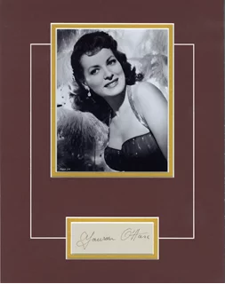 Maureen O'Hara autograph