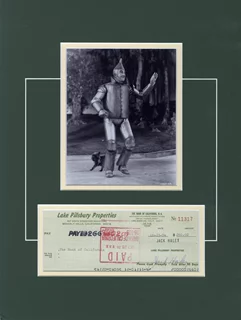 Jack Haley autograph