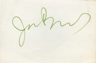 James Burrows autograph