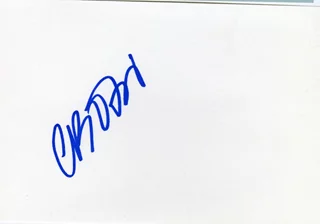 Carre Otis autograph