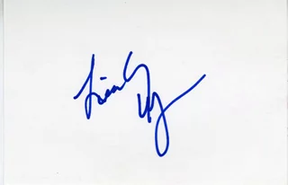 Lindsay Wagner autograph