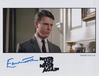 Edward Fox autograph