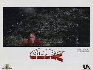 Karin Dor autograph