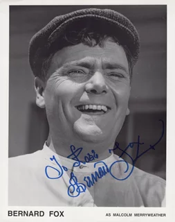 Bernard Fox autograph