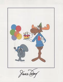 June Foray autograph