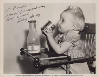 Baby Sandy autograph