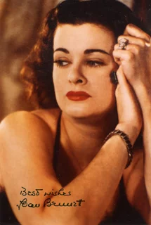 Joan Bennett autograph