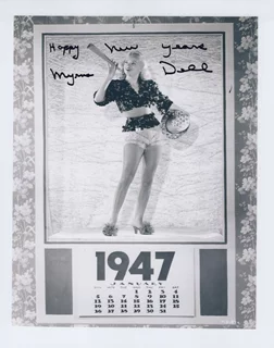 Myrna Dell autograph