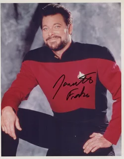 Jonathan Frakes autograph
