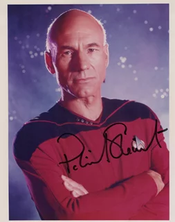 Patrick Stewart autograph