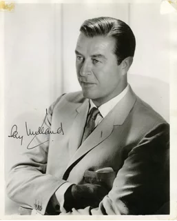 Ray Milland autograph