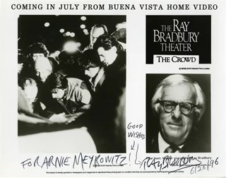Ray Bradbury autograph