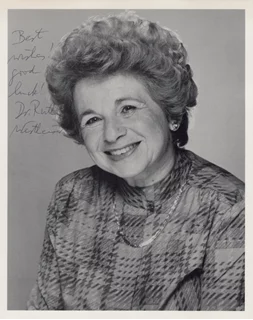 Dr. Ruth Westheimer autograph