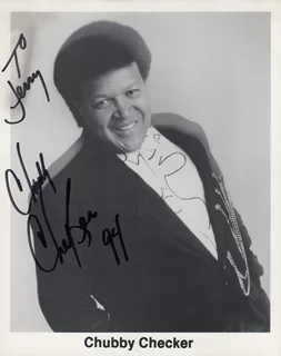 Chubby Checker autograph