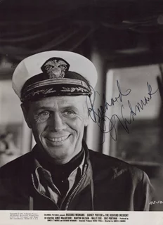 Richard Widmark autograph