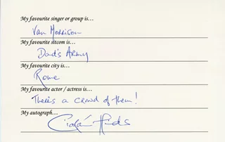 Ciaran Hinds autograph