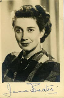 Jane Baxter autograph