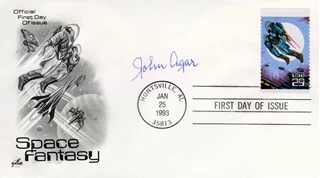 John Agar autograph
