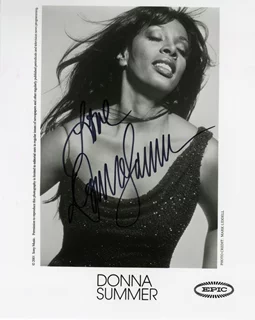 Donna Summer autograph