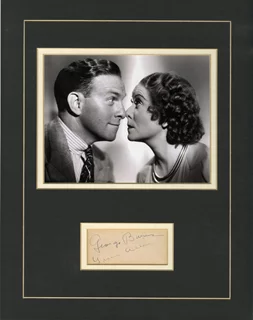 Burns and Allen autograph