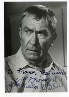 William Demarest autograph